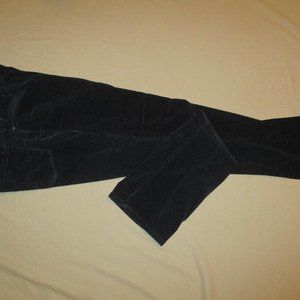 Gloria Vanderbilt Women's Black Velour Corduroy Jeans